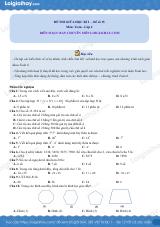 Đề thi giữa kì 1 Toán 6 - Đề số 15